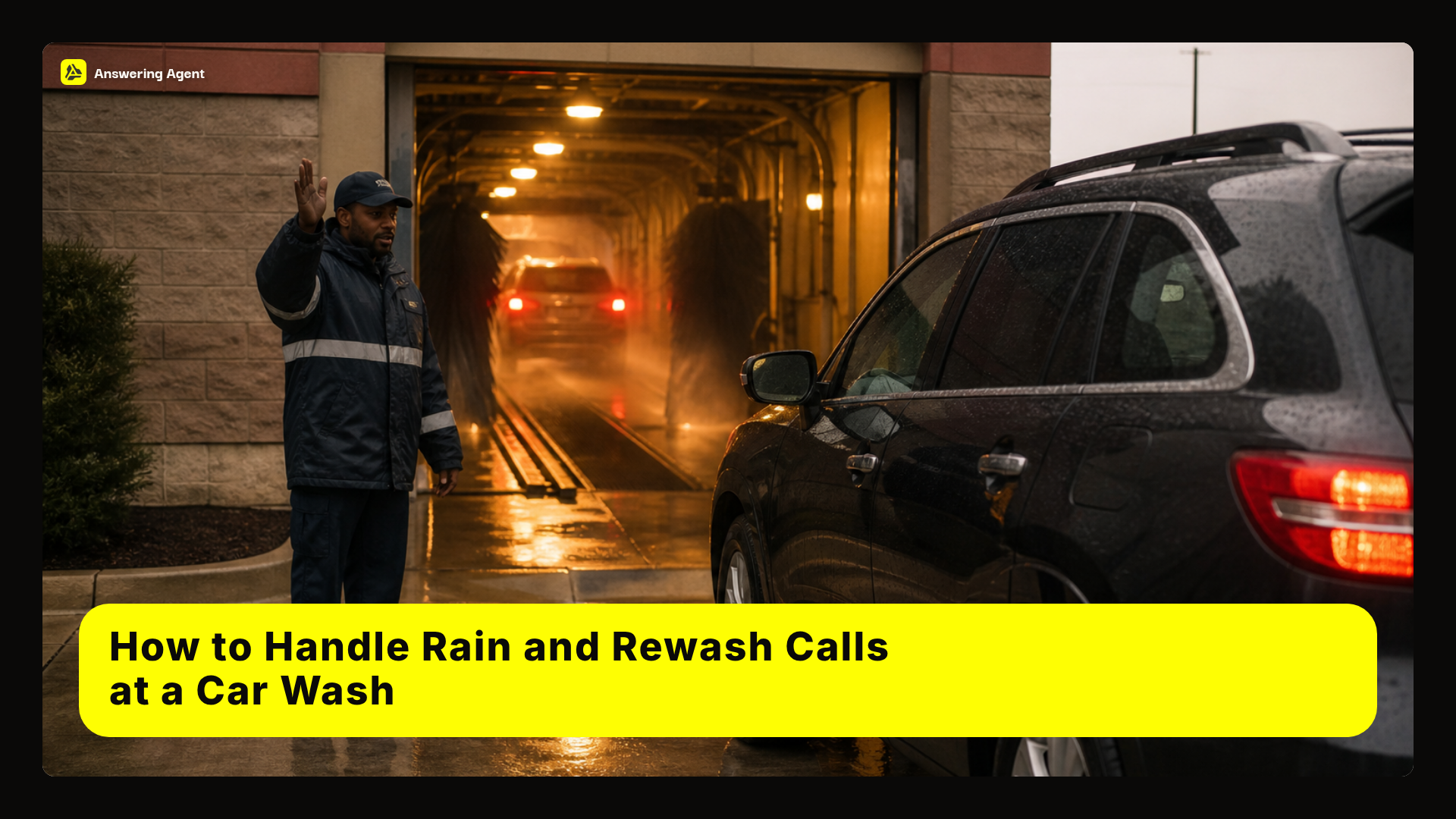 How to Handle Rain and Rewash Calls at a Car Wash